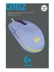 Миша ігрова Logitech G102 Lightsync USB Lilac (910-005854) - изображение 3