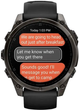 Inteligentny zegarek Garmin Fenix 8 47mm GPS AMOLED Sapphire Carbon Grey Band Black (010-02904-21) - obraz 3