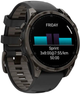 Inteligentny zegarek Garmin Fenix 8 47mm GPS AMOLED Sapphire Carbon Grey Band Black (010-02904-21) - obraz 6