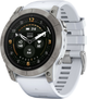 Inteligentny zegarek  Garmin Epix Pro (Gen 2) Sapphire Edition 51 mm Titanium with Whitestone Band (010-02804-11) - obraz 1