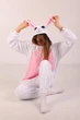Жіноча кігурумі доросла та підліткова Kigurumi Заєць Зайчик Кролик Білий S 145-155 см (1177) - зображення 3