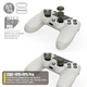 Накладки на стіки Skull & Co. White (6в1) для геймпадів Sony DualSense PS5 / DualShock PS4 / Pro Controller [455862619] - зображення 5