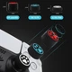 Силиконовые накладки на стики Paws 6в1 White/Black для геймпадов геймпадов Sony DualSense PS5 / DualShock PS4 / Xbox Series|One / Pro Controller [455862919] - изображение 2