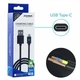 Плетеный зарядный кабель DOBE TY-0803B (3М) Type-C с LED индикатором заряда для геймпадов Sony DualSense PS5 / Xbox Series X|S / Pro Controller [455862934] - изображение 4