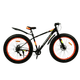 Велосипед Cross 27,5*4,5 ST Leopard 2024 Рама-18 black-orange - зображення 1