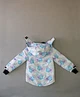 Дитяча зимова мембранна термо куртка 4108 Be Easy 104 см 4108-Білий з квітами - изображение 2