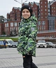 Дитяча зимова мембранна термо куртка 0146 Be Easy 98 см 0146-Чорний з принтом динозаври - изображение 1