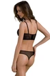 Комплект Passion DROSERA SET ECO (бюстье и трусики стринги) Черный L/XL - изображение 2