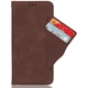 Чохол-книжка з кишеньками Deexe Wallet Stand для Xiaomi Redmi 14C / Redmi A4 5G / Poco C75 - Brown - зображення 2