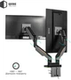 Настольное крепление для двух мониторов Qube RGB3520GD 17-35" до 2x20 кг Черное (RGB3520GD) - изображение 11