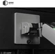 Настольное крепление для двух мониторов Qube RGB3520GD 17-35" до 2x20 кг Черное (RGB3520GD) - изображение 16
