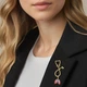 Брошь BROCHE бижутерия Медицина Стетоскоп и лёгкие золотистая BRBF114474 - изображение 2
