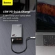 Павербанк для ноутбука Baseus Adaman Metal 20000 mAh 65W Digital Display Power Bank с быстрой зарядкой QC3.0+PD3.0 (PPIMDA-D01) Black - изображение 9