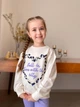 Комплект для девочки, свитшот и лосины, Фиолетовый, рост 104 см (2325761373-KID) - изображение 3