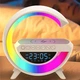 Настольная смарт лампа BT-3401 RGB Ночник с Bluetooth колонкой и беспроводной зарядкой 15Вт - изображение 1