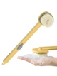 Масажна щітка для тіла з дозатором BodyBrush, жовта - зображення 2