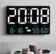 Электронные часы Jclock GH8012 Термометр, гигрометр + пульт ДУ - изображение 1