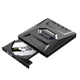 Внешний оптический CD / DVD привод 5в1 Woopker с портами SD / USB / Type C, черный (92515578) - изображение 6