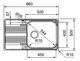 Кухонная мойка FRANKE SMART SRX 611-86 XL (101.0456.705) полированный - изображение 2