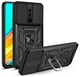 Чохол Camshield з кільцем-підставкою на Xiaomi Redmi 9 / black - зображення 1
