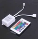 LED silicon вологозахист підсвітка 5 метрів кольорова RGB 2835 SMD комплект пульт контролер керування DC12V - зображення 6