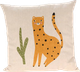 Подушка Home & Styling Collection Safari для дитини з малюнком гепарда 40 x 40 см (5902973439786) - зображення 1