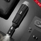Парасолька складна автоматична з ліхтариком Zuodu (ZD002-LED) діаметр купола 105 см, Black - зображення 2