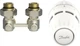 Комплект радиаторный DANFOSS Regus RA+RLV-KB 1/2" угловой нижнее подключение (015G5309) - изображение 1
