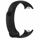 Силиконовый ремешок Original Design MiJobs для фитнес браслета Xiaomi Mi Band 8/9/10 Черный с металлическим креплением (mrk3952) - изображение 2