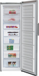 Морозильна камера Beko, 185x60x65, 277л, 1дв., A+, NF, дисплей, нерж (RFNE312E21XB) - изображение 3