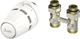 Комплект радиаторный DANFOSS Regus M30x1.5+RLV-KB 1/2" прямой нижнее подключение (015G5308) - изображение 2