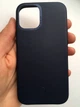 Чехол кожаный Decoded Leather Case Original для Apple Iphone 12 mini (5.4") Matt Navy Blue - изображение 3