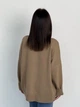 Свитер вязаный оверсайз женский ARTKNIT Sofia One Size Ореховый (4823093466630) - изображение 2