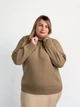 Свитер вязаный оверсайз женский ARTKNIT Sofia One Size Ореховый (4823093466630) - изображение 3