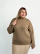 Свитер вязаный оверсайз женский ARTKNIT Sofia One Size Ореховый (4823093466630) - изображение 4