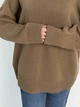 Свитер вязаный оверсайз женский ARTKNIT Sofia One Size Ореховый (4823093466630) - изображение 6