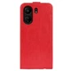 Чехол IETP для Xiaomi Redmi 13C флип вертикальный кожа PU красный - изображение 3