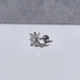 Серьга штанга для хряща, хеликса, трагуса, козелка DeKolie MK1197-12 серебряный - изображение 5