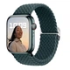 Ремінець нейлоновий MRK Ribbed з металевим регулятором довжини для Apple Watch 42/44/45/49мм Темно-зелений (mrk2808) - зображення 1