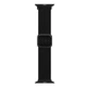 Ремешок нейлоновый MRK Ribbed с металлическим регулятором длины для Apple Watch 42/44/45/49мм Black (mrk3436) - изображение 2