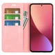 Чехол Taba Retro-Skin для Xiaomi Redmi Note 12S книжка с визитницей кожа PU розовый - изображение 2