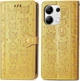 Чохол Embossed Cat and Dog для Xiaomi Redmi Note 14S книжка шкіра PU з візитницею жовтий - зображення 7