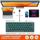 Беспроводная клавиатура игровая TWolf T30 LED Version Blue Switch клавиатура механическая - изображение 5
