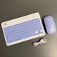 Беспроводная Bluetooth клавиатура и мышка Jeqang JB-350 (Фиолетовая) - изображение 6