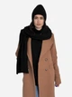 Шарф женский ARTKNIT Sofia Wool 38225 Черный (4823093427655) - изображение 2