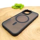 Чехол HOCO Smoke case Matte with MagSafe для iPhone 16 Black - изображение 2