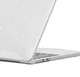 Захисний чохол-накладка Macbook Air 15.3 M2 A2941 (2023г) / M3 (2024г) A3114 / M4 (2024г) A3241 Прозорий з блискітками - зображення 4