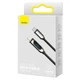 Кабель Baseus Display Fast Charging Cable Type-C to Lightning 20W 2m CATLSK-A01 Black - зображення 5