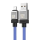 Кабель Baseus CoolPlay Series Fast Charging Cable USB to Lightning 2.4A 2m CAKW000503 Blue - изображение 2