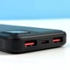 Power bank WUW Y137 PD20W+QC3.0(22.5W) 10000 mAh зі швидкою зарядкою та дисплеєм повербанк 2xUSB Black - зображення 3
